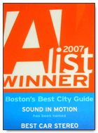 Boston's Best Car Stereo Installation Shop