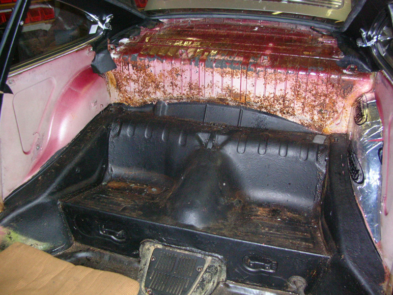 Talk about starting with a blank canvas. This car had nothing in it when it came to us.