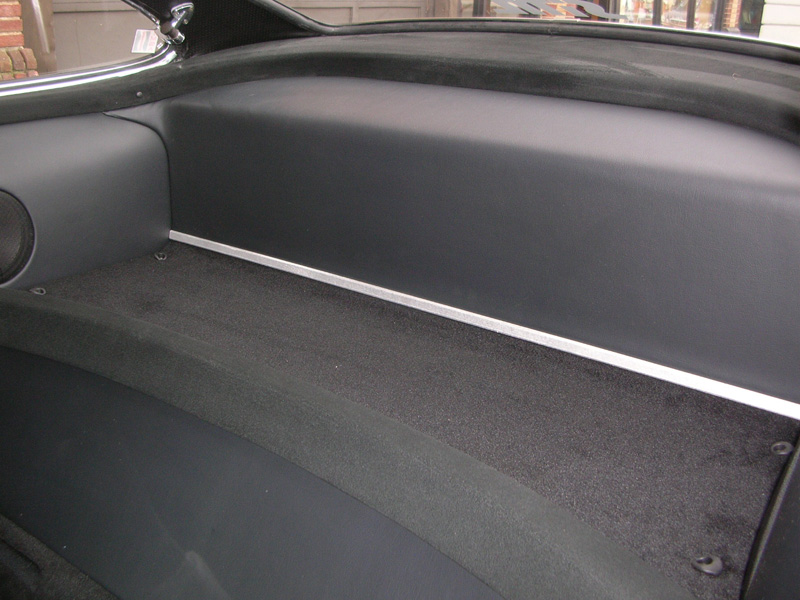 Another view of the finished back, notice the four tie-down hooks from a Mercedes.