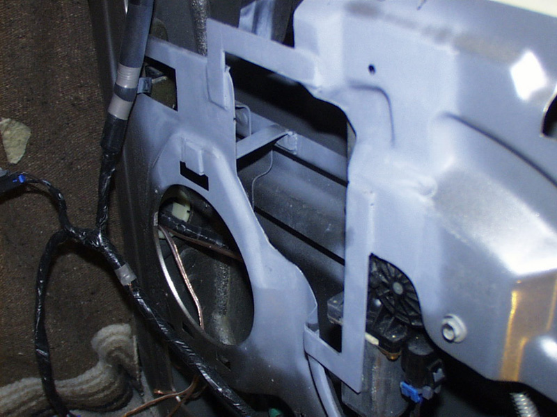 Each door received welded braces to make sure the 6" midbass drivers would perform at their best.
