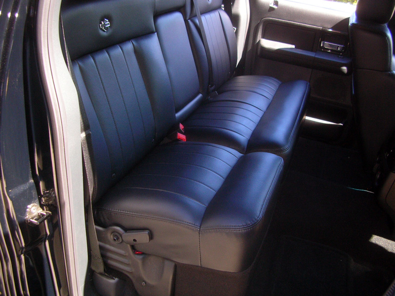 The lower back seats were completely rebuilt to house three JL Audio 10W6 subwoofers, two Genesis Series III amplifiers and the huge Focal Crossblock.