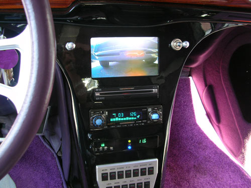 1937 Ford Sedan Delivery - . The 7" Eclipse LCD screen displays DVD movies, Navigation and a Back-Up Camera when put in reverse gear.